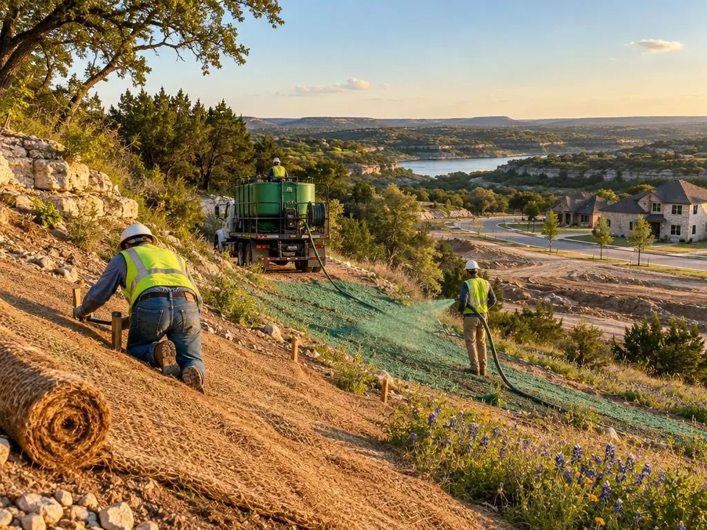 Slope & Channel Erosion Control in Austin, TX